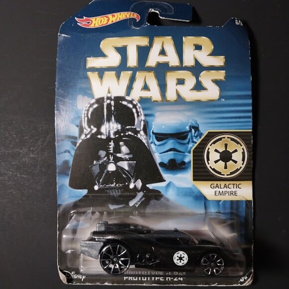 Star Wars Hot Wheels (2015) Galactic Empire Prototype H-24 Darth Vader Toy Car 6 - Picture 4 of 6